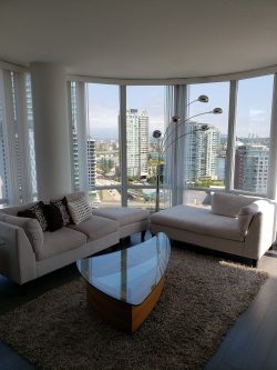 clean couches with wide window in vancouver bc